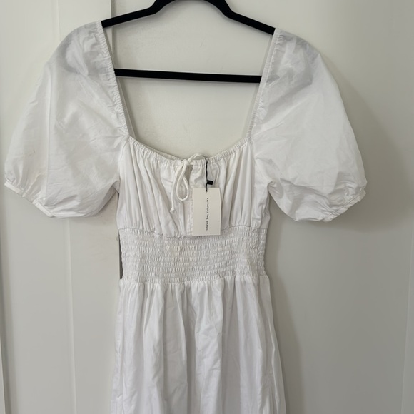 NWT Tuckernuck Faithfull the Brand Maurelle Dress Plain White Size M - Picture 5 of 11